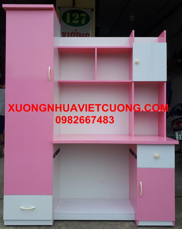 BÀN HỌC LIỀN TỦ QUẦN ÁO BHA15