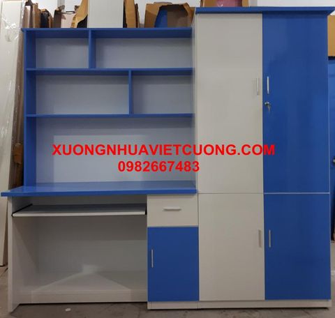  BÀN HỌC LIỀN TỦ QUẦN ÁO BHA17 