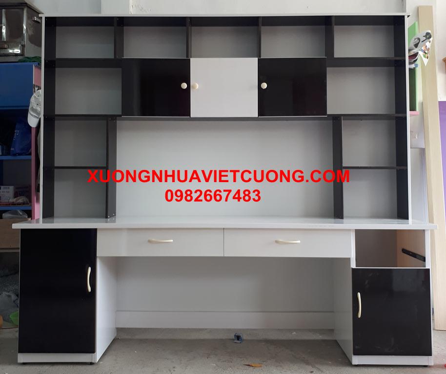 BÀN HỌC ĐÔI 2M LIỀN GIÁ SÁCH BHD72