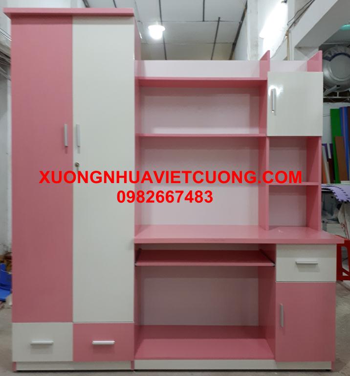 BÀN HỌC LIỀN TỦ QUẦN ÁO BHA19