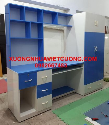 BÀN HỌC LIỀN TỦ QUẦN ÁO BHA27 