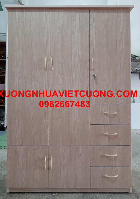 TỦ QUẦN ÁO NHỰA 3 CÁNH TA3009