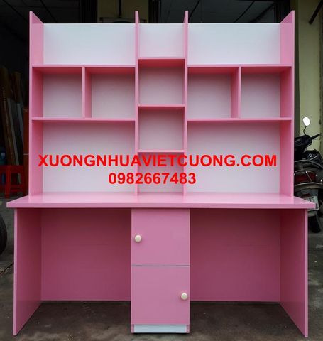  BÀN HỌC ĐÔI 1.4M LIỀN GIÁ SÁCH BHD122 