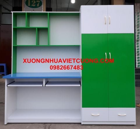  BÀN HỌC LIỀN TỦ QUẦN ÁO BHA22 