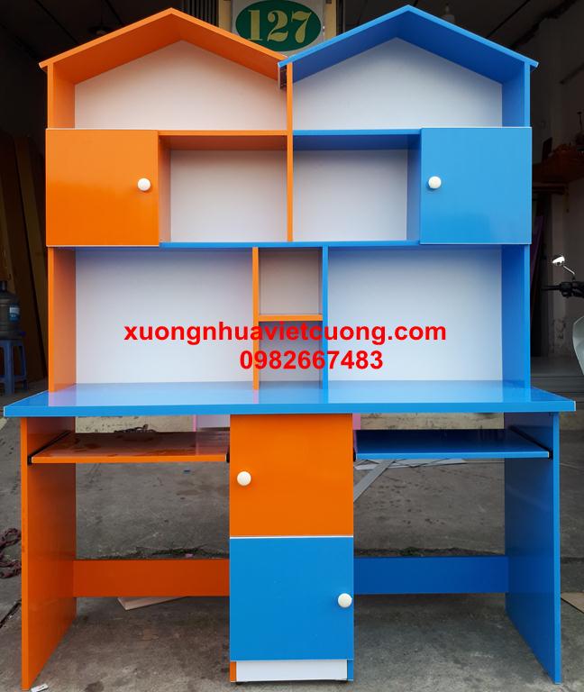 BÀN HỌC ĐÔI 1.4M LIỀN GIÁ SÁCH BHD113