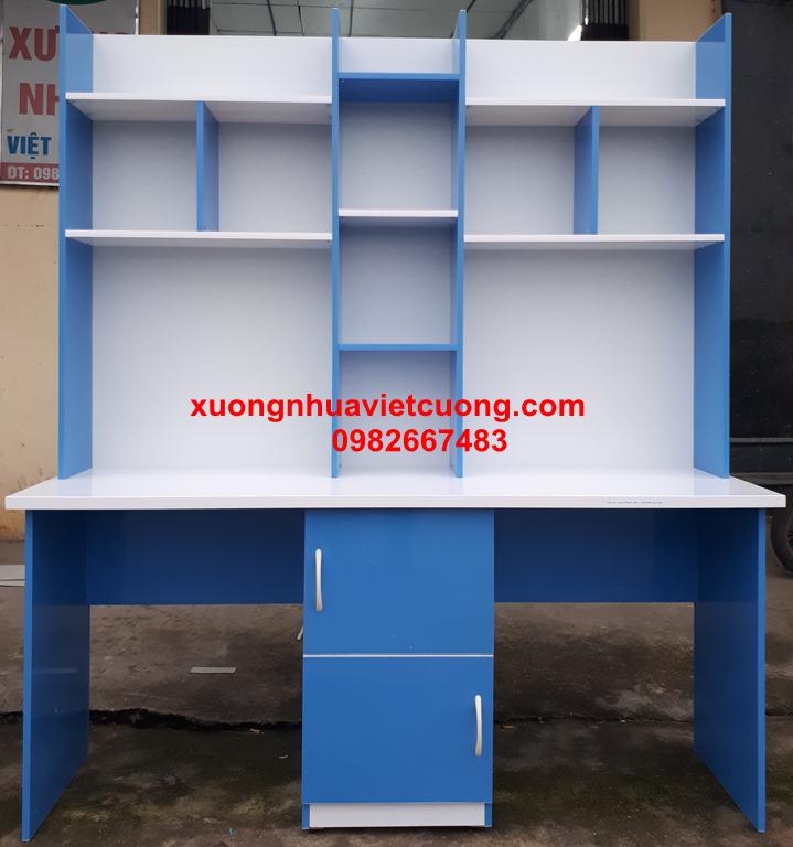 BÀN HỌC ĐÔI 1.4M LIỀN GIÁ SÁCH BHD112