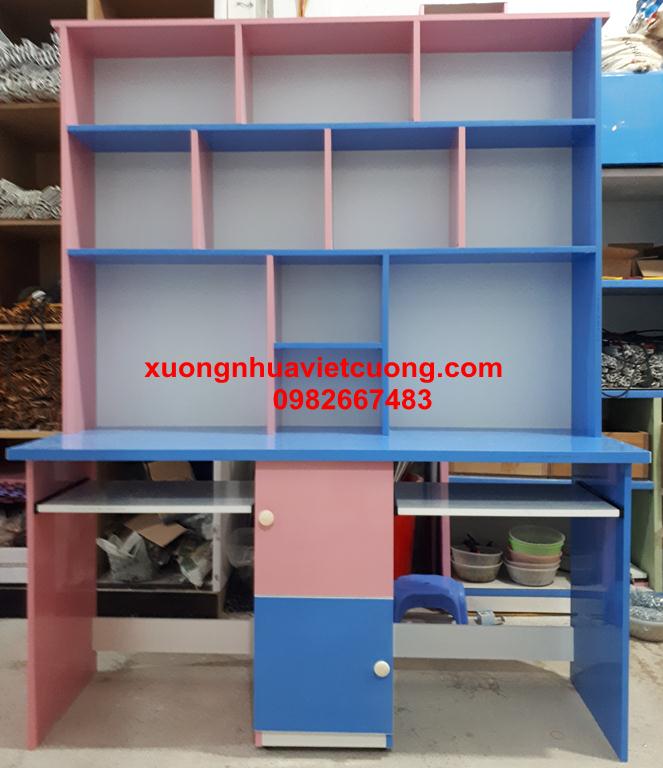 BÀN HỌC ĐÔI 1,4M LIỀN GIÁ SÁCH BHD125