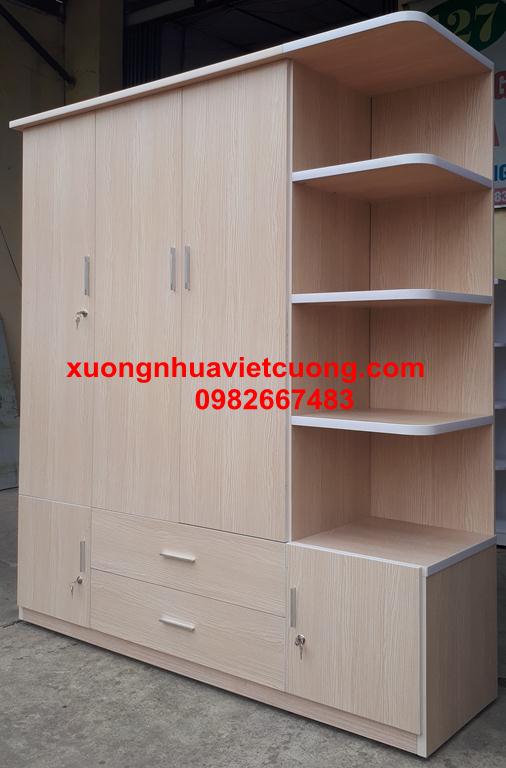 Tủ Nhựa Đài Loan 4 Buồng; Tủ Nhựa; Tủ Quần Áo; Tủ Nhựa Đài Loan; Tủ Áo –  Xưởng Nhựa Việt Cường