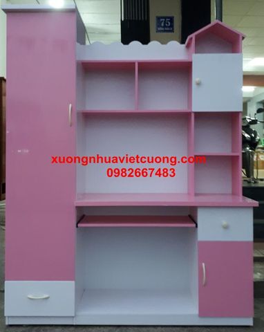  BÀN HỌC NHỰA LIỀN TỦ QUẦN ÁO BHA30 