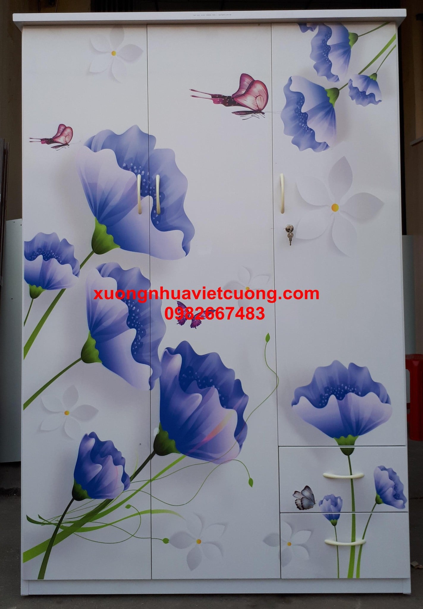 TỦ NHỰA ĐÀI LOAN 3 BUỒNG TA3063