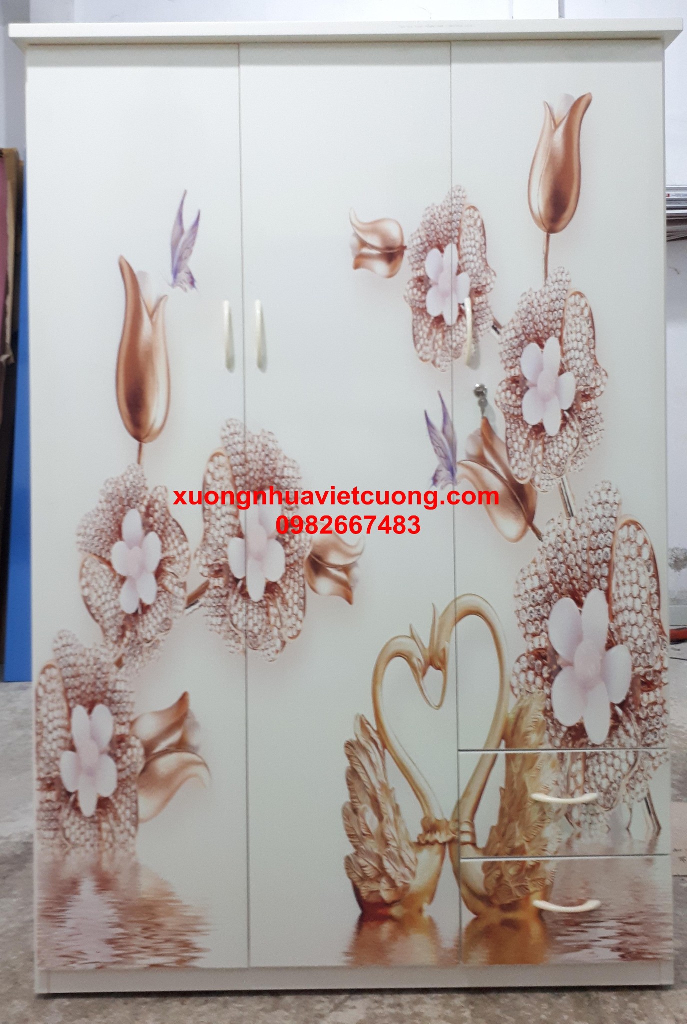 TỦ NHỰA ĐÀI LOAN 3 BUỒNG TA3062