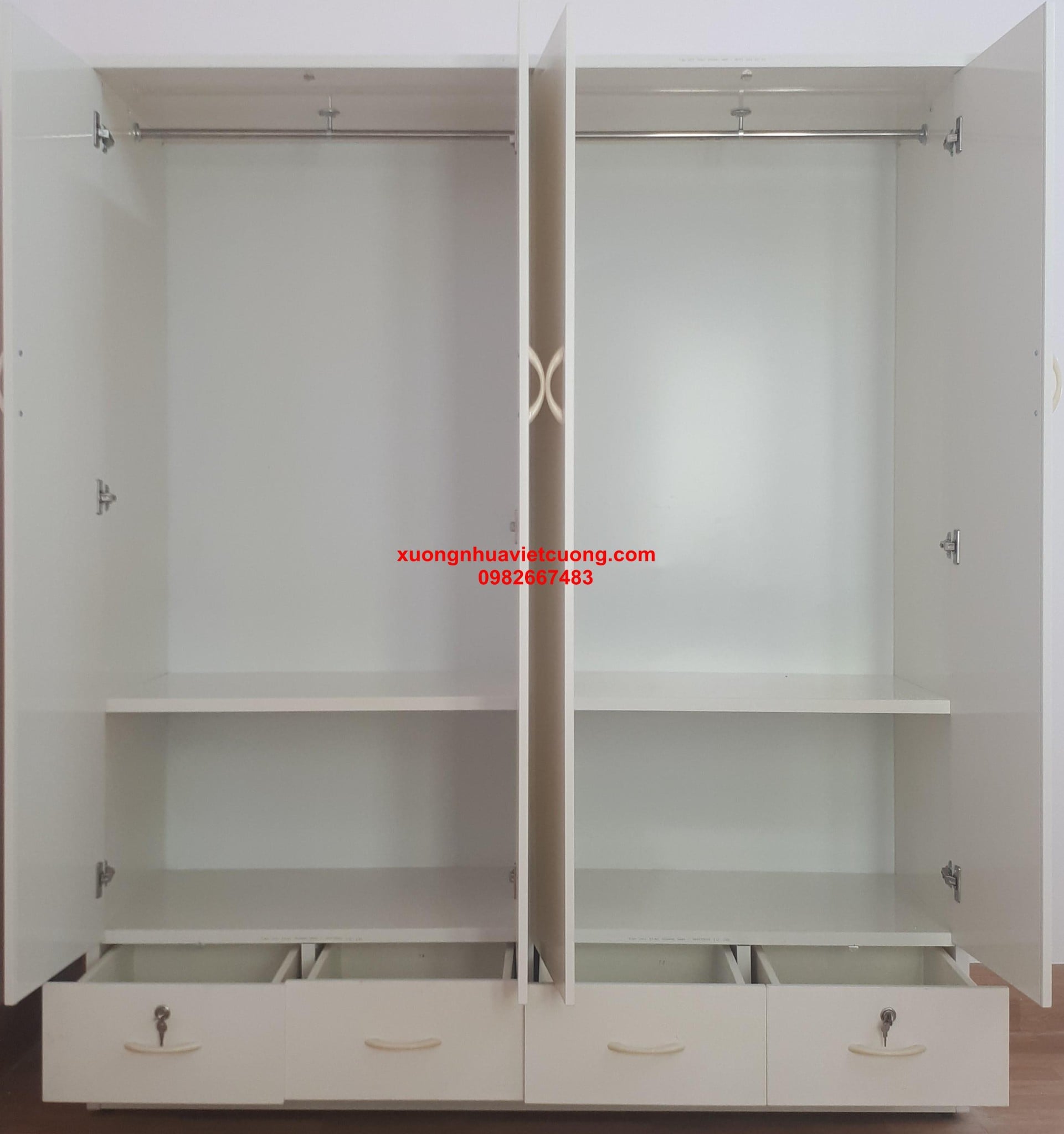 TỦ NHỰA ĐÀI LOAN 4 BUỒNG TA4086