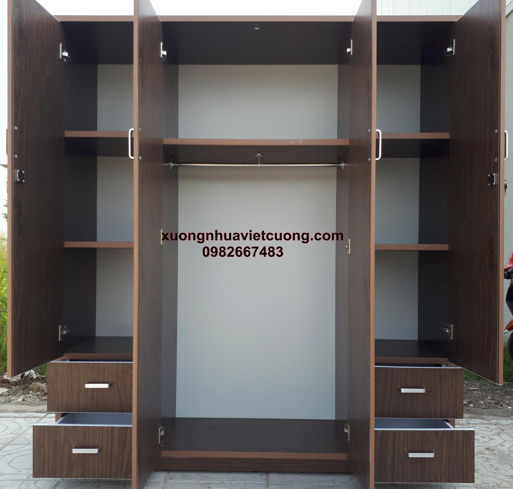 TỦ NHỰA ĐÀI LOAN 4 BUỒNG TA4103