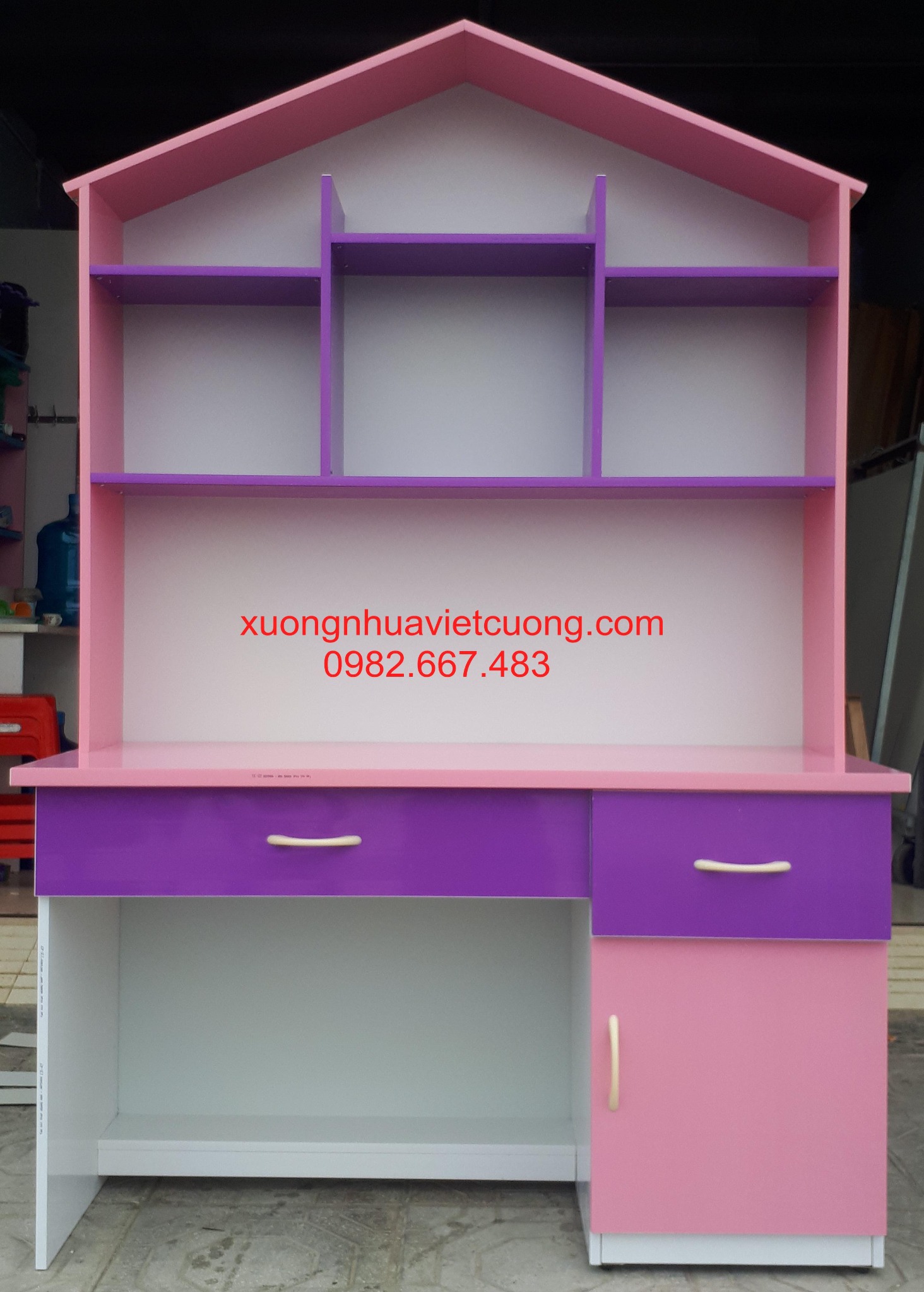 BÀN HỌC SINH LIỀN GIÁ SÁCH BH175