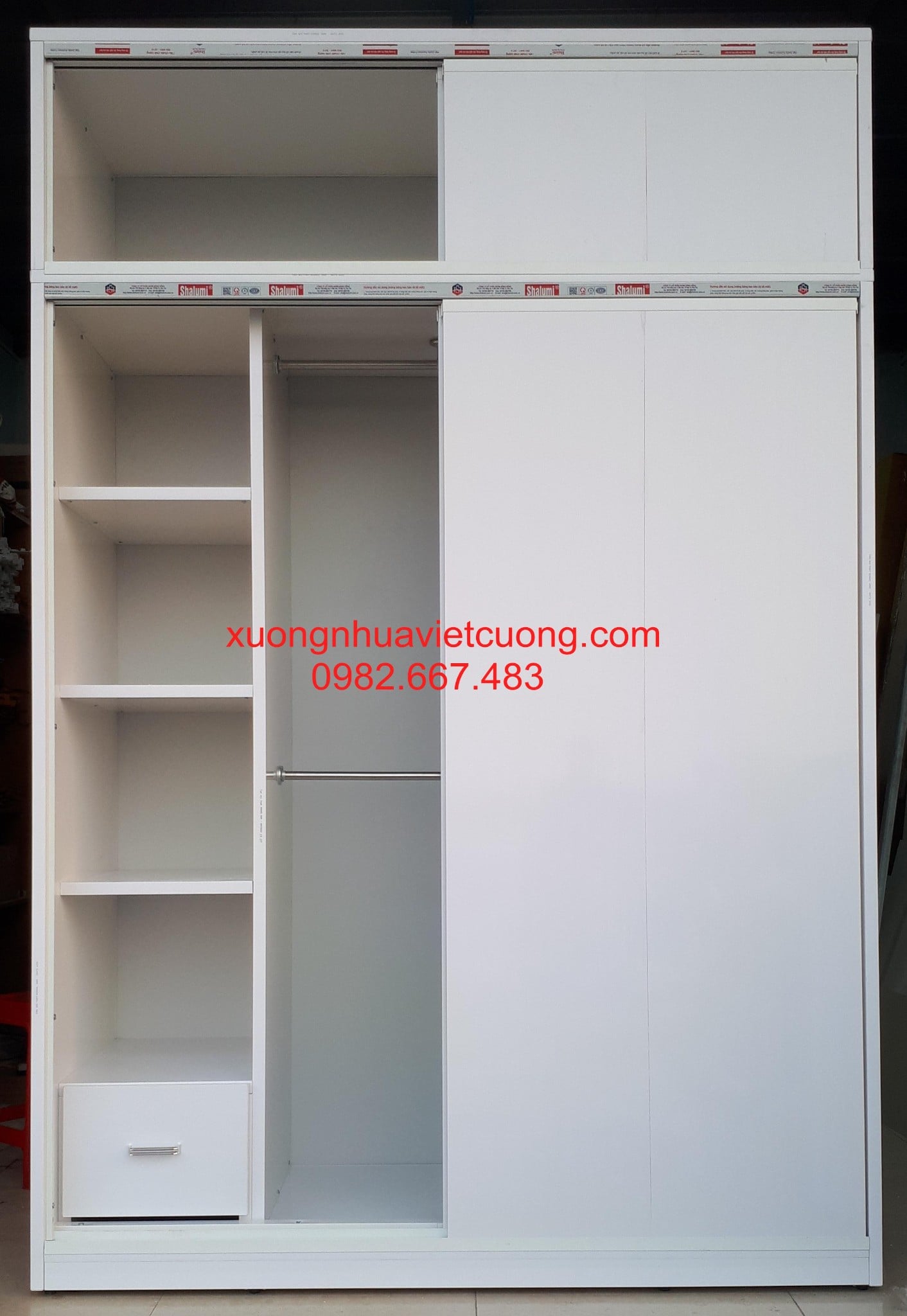 TỦ NHỰA ĐÀI LOAN CÁNH LÙA TCL67