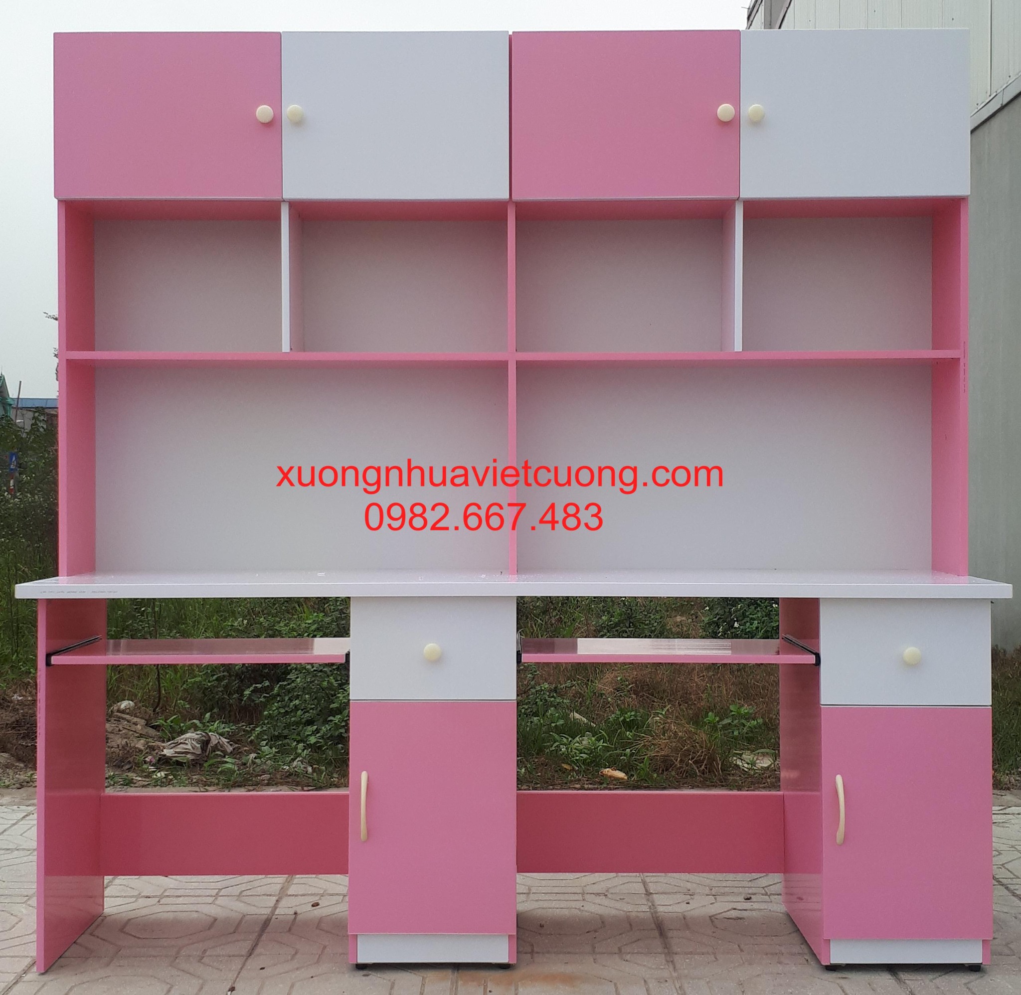 BÀN HỌC ĐÔI 1,6M NHỰA ĐÀI LOAN BHD141