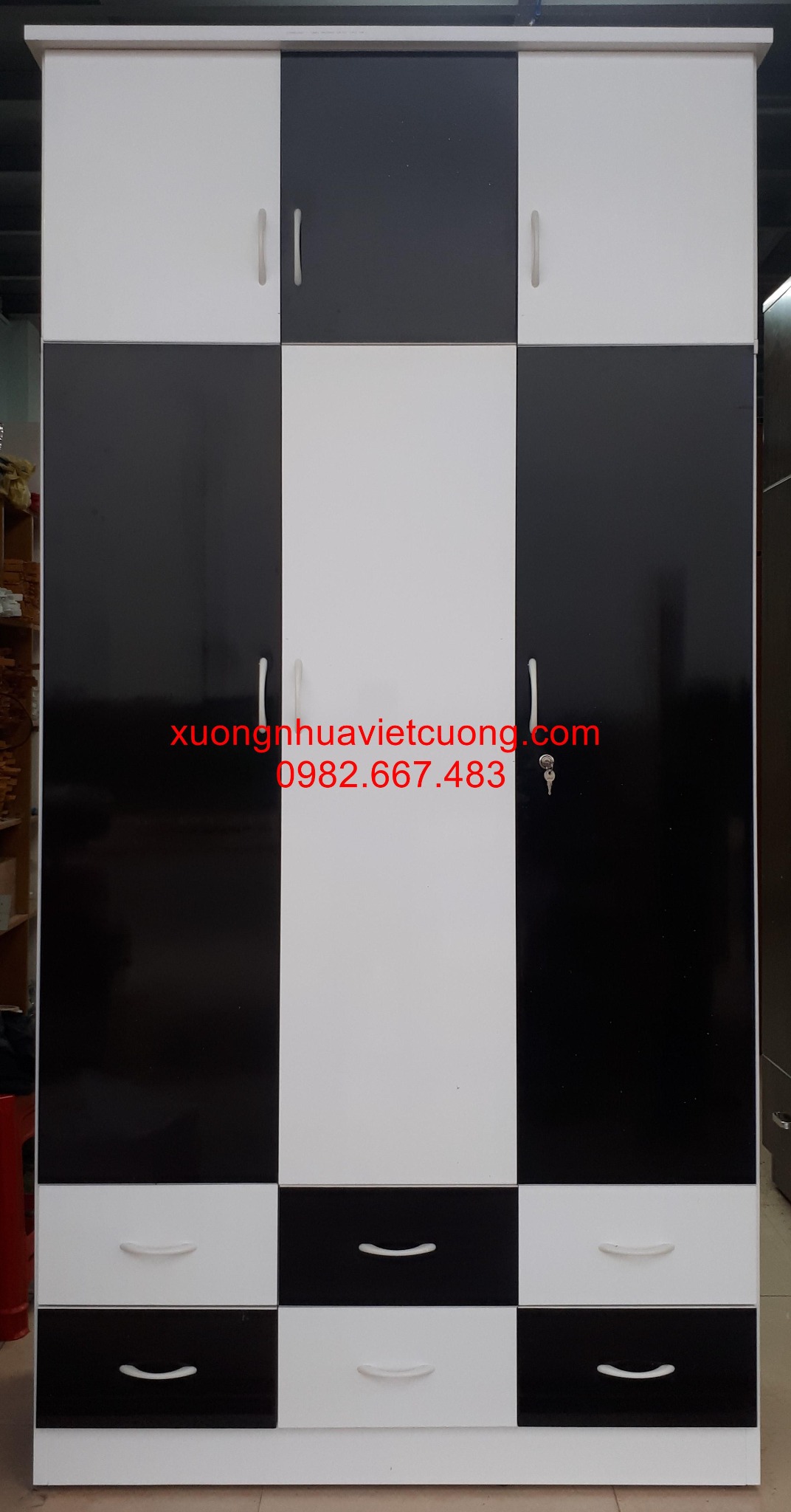 TỦ NHỰA ĐÀI LOAN 3 BUỒNG TA3106