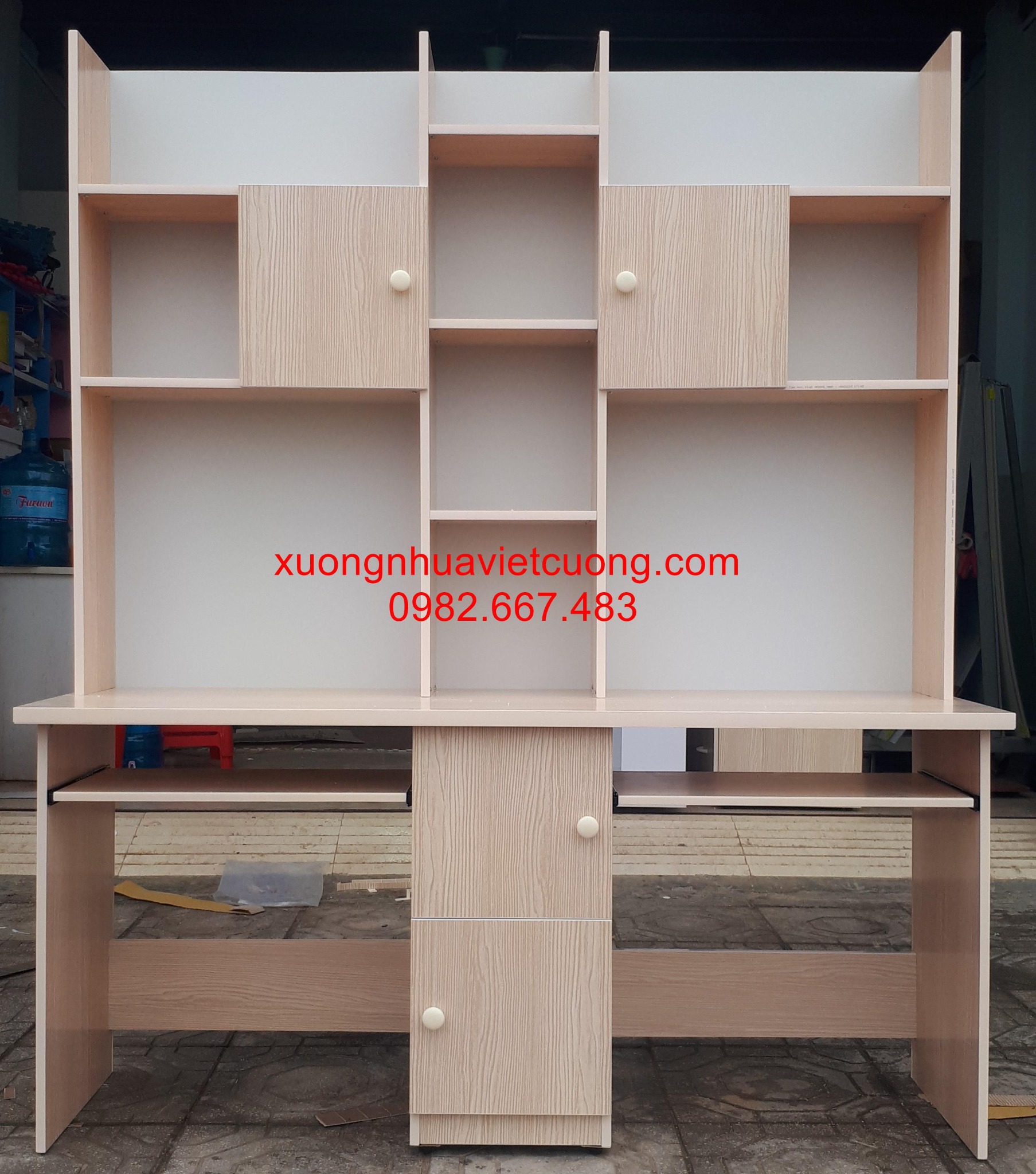 BÀN HỌC ĐÔI 1,6M NHỰA ĐÀI LOAN BHD148