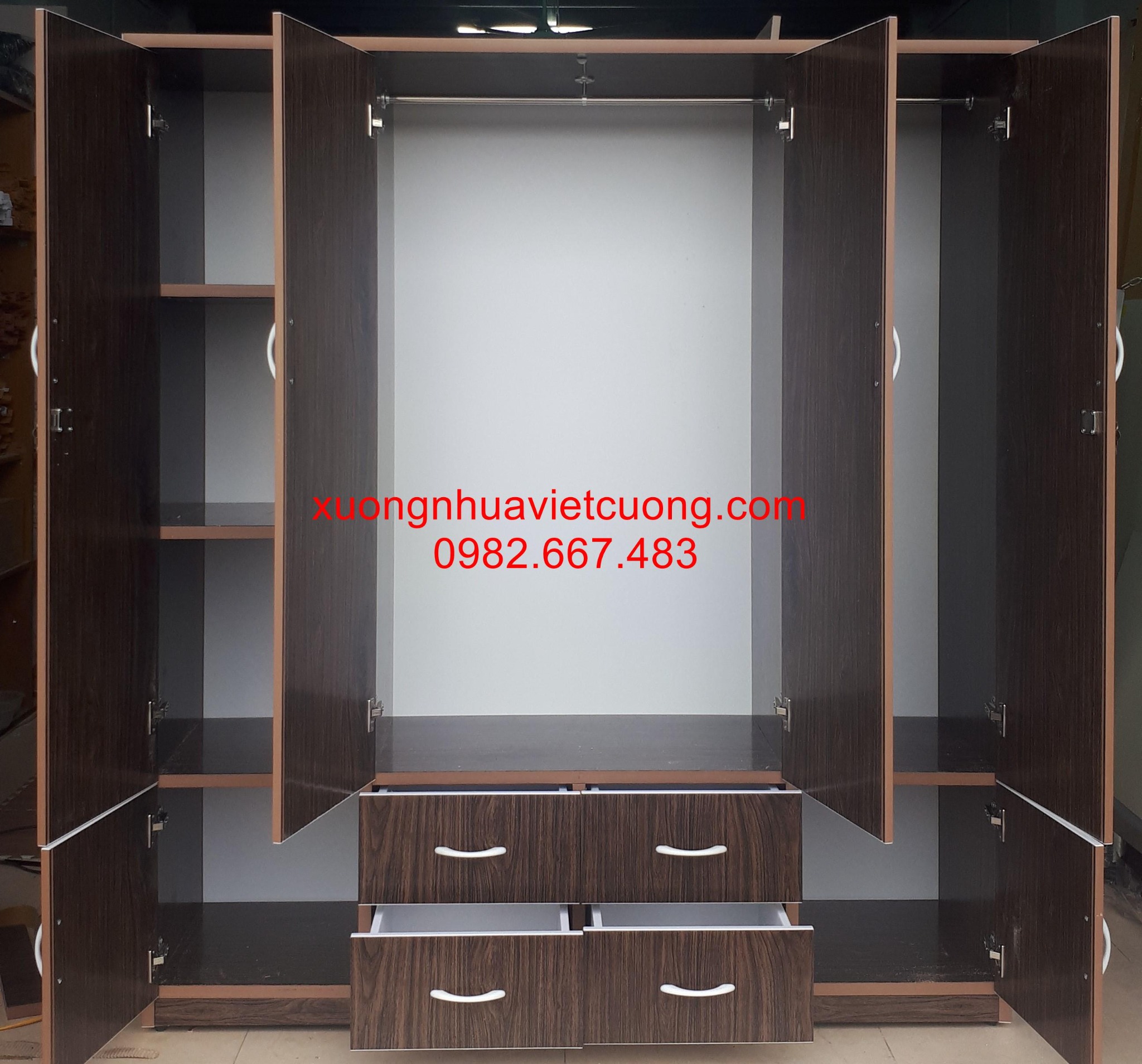 TỦ NHỰA ĐÀI LOAN 4 BUỒNG TA4133