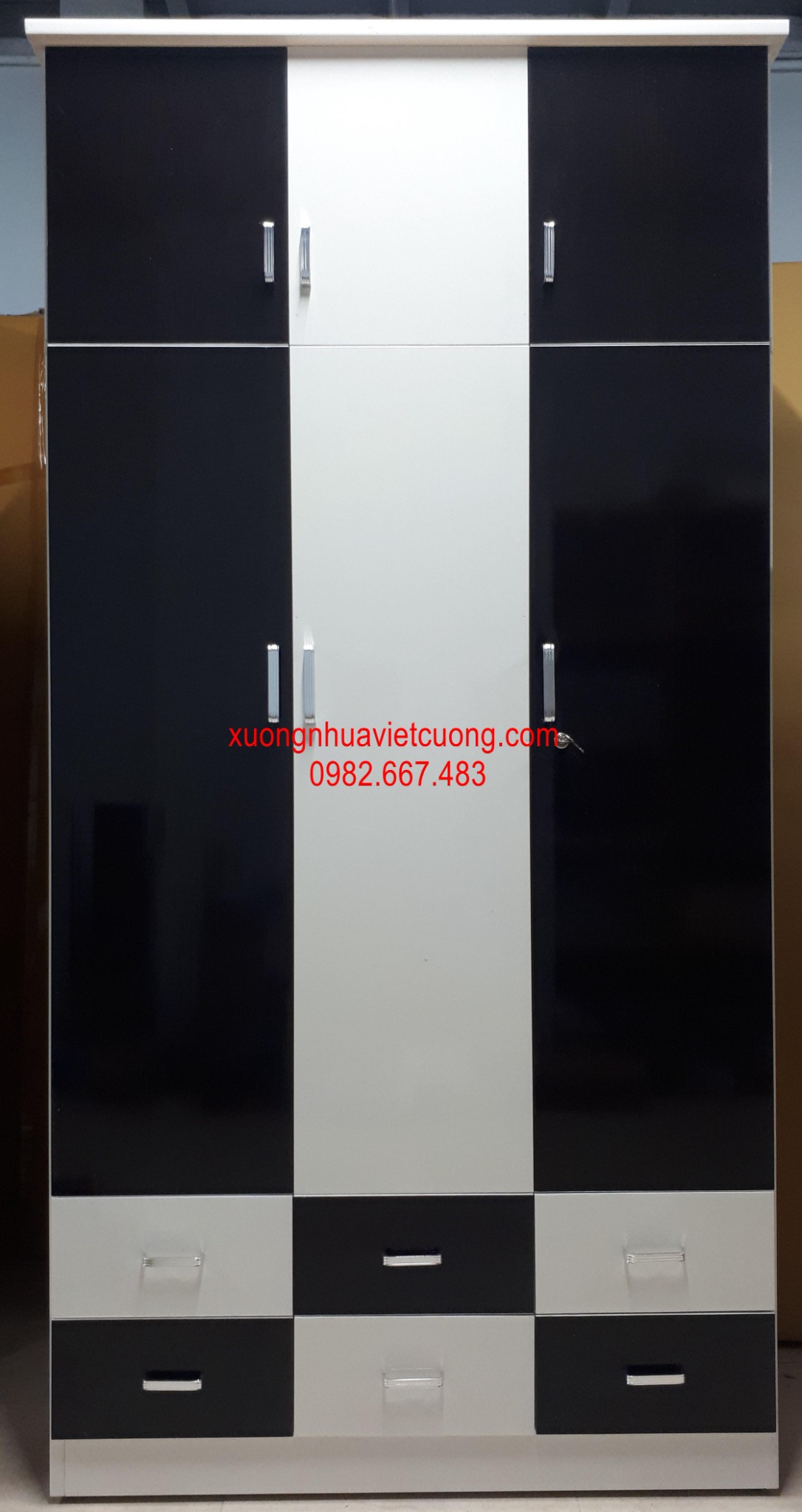 TỦ NHỰA ĐÀI LOAN 3 BUỒNG TA3130