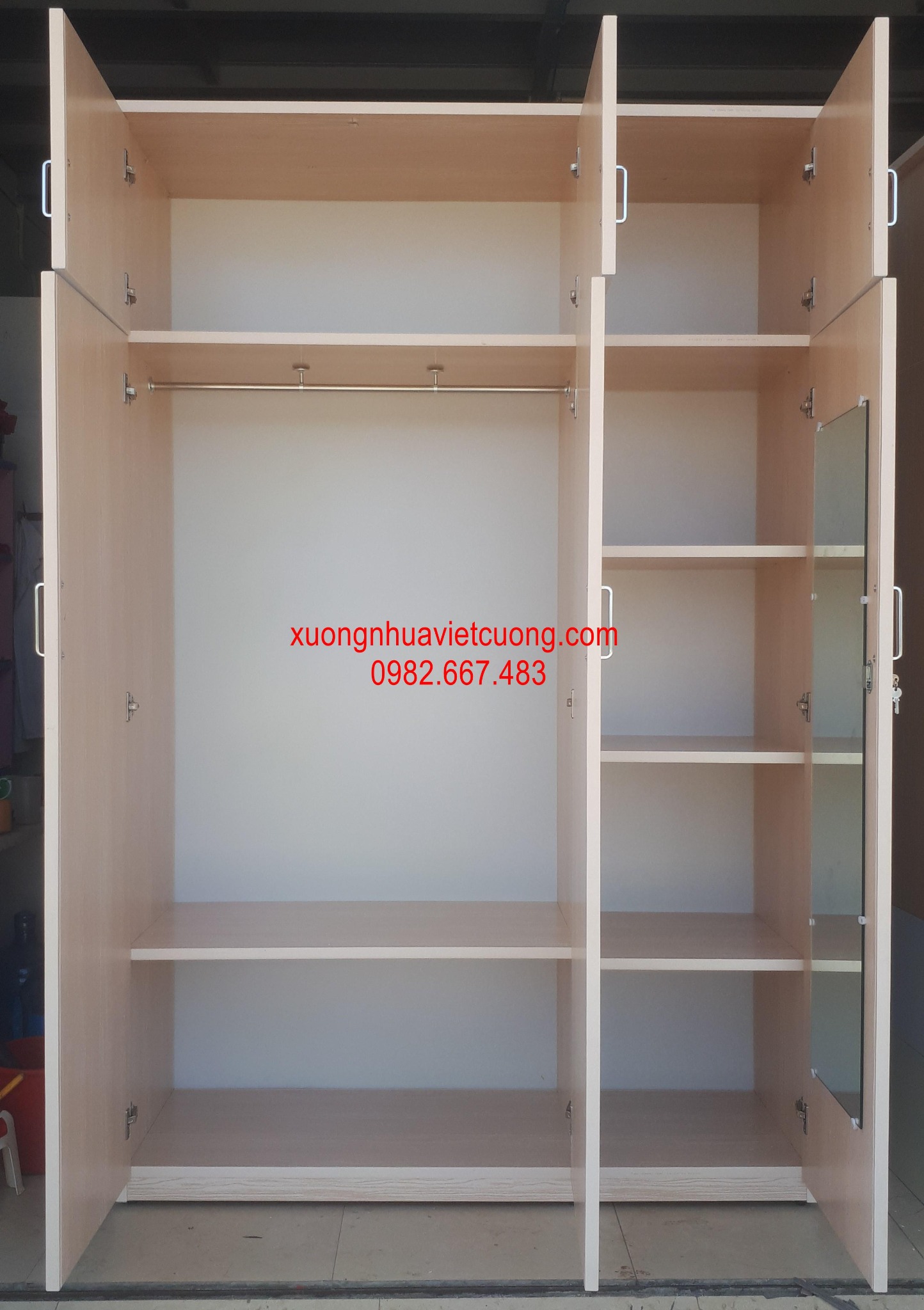 TỦ NHỰA ĐÀI LOAN 3 BUỒNG TA3132