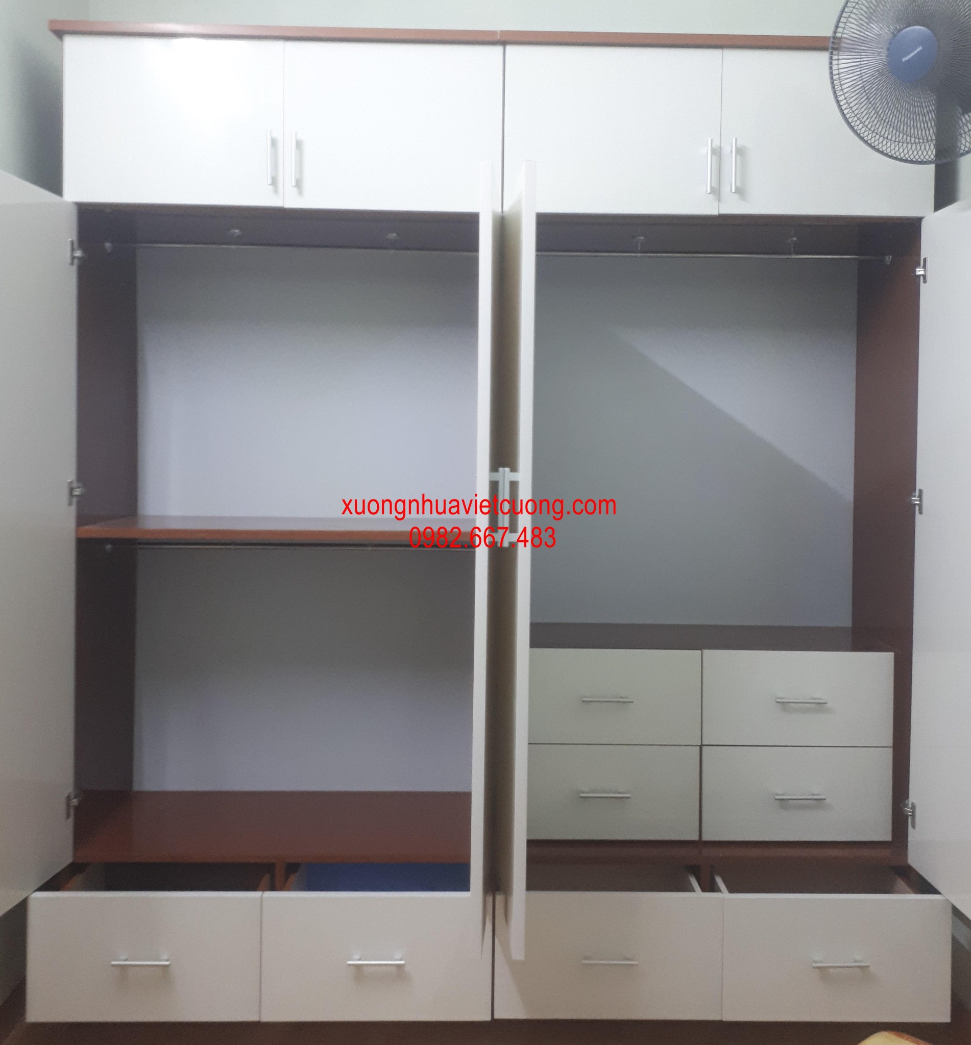 TỦ NHỰA ĐÀI LOAN 4 BUỒNG TA4166