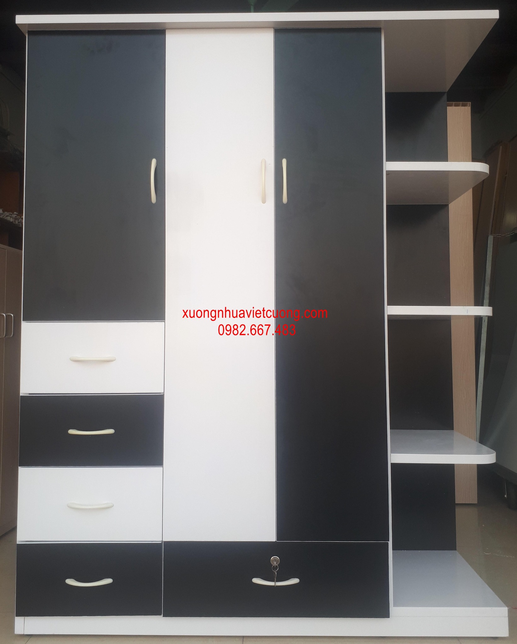 TỦ NHỰA ĐÀI LOAN 4 BUỒNG TA4165