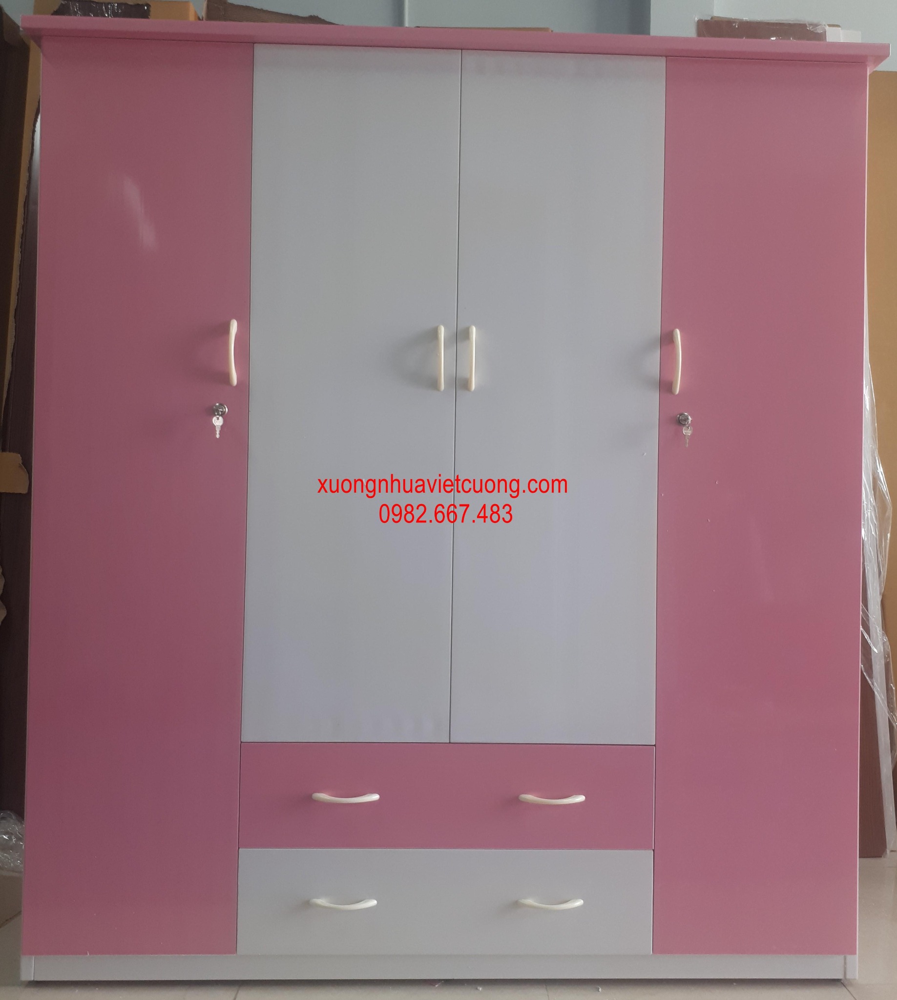 TỦ NHỰA ĐÀI LOAN 4 BUỒNG TA4164