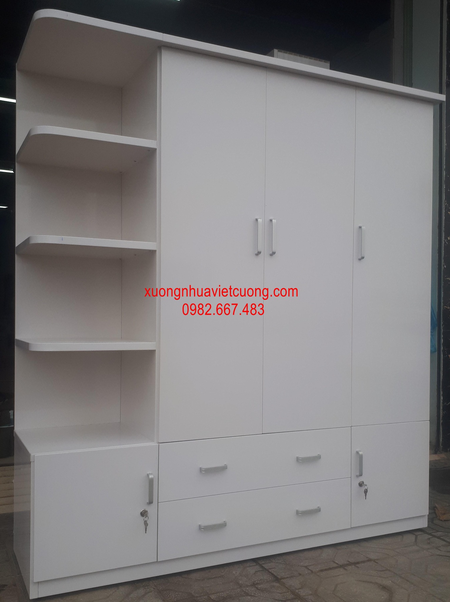 TỦ QUẦN ÁO NHỰA 4 CÁNH TA4170