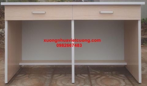  BÀN HỌC ĐÔI 1,6M NHỰA ĐÀI LOAN BHD262 