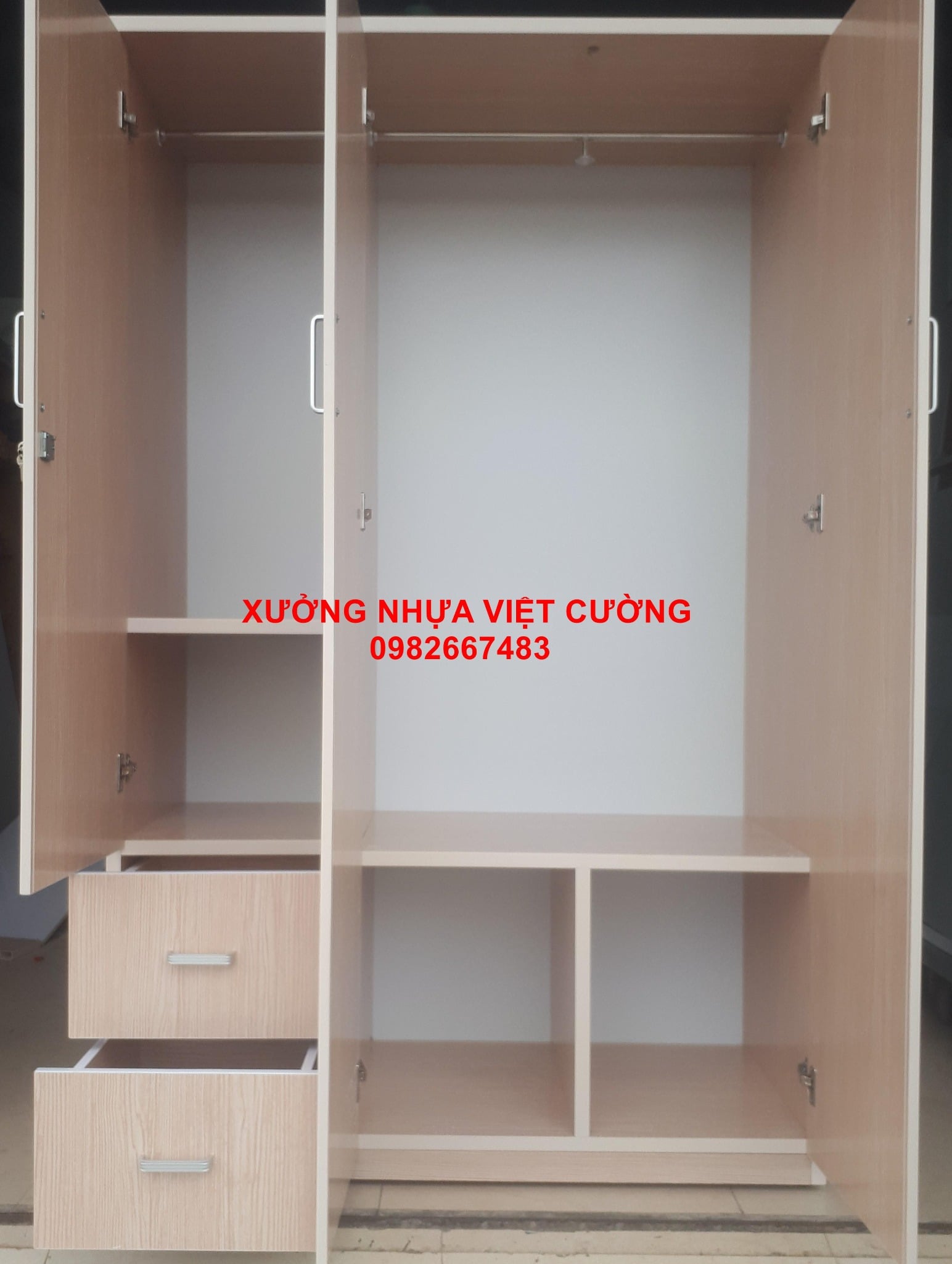 TỦ NHỰA ĐÀI LOAN 3 BUỒNG TA3173