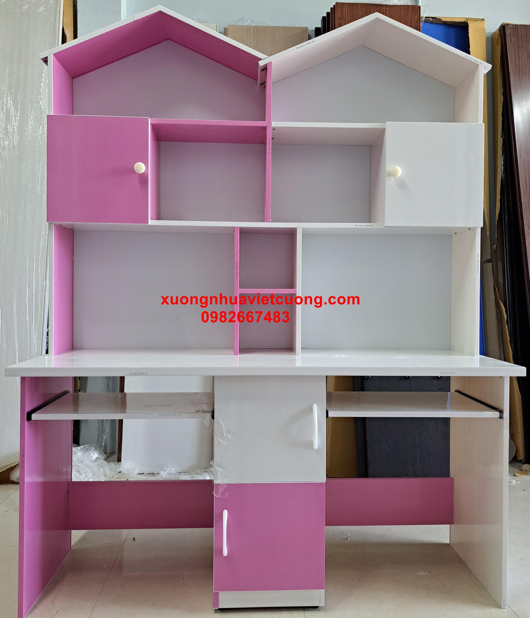 BÀN HỌC ĐÔI 1,4M NHỰA ĐÀI LOAN BHD271