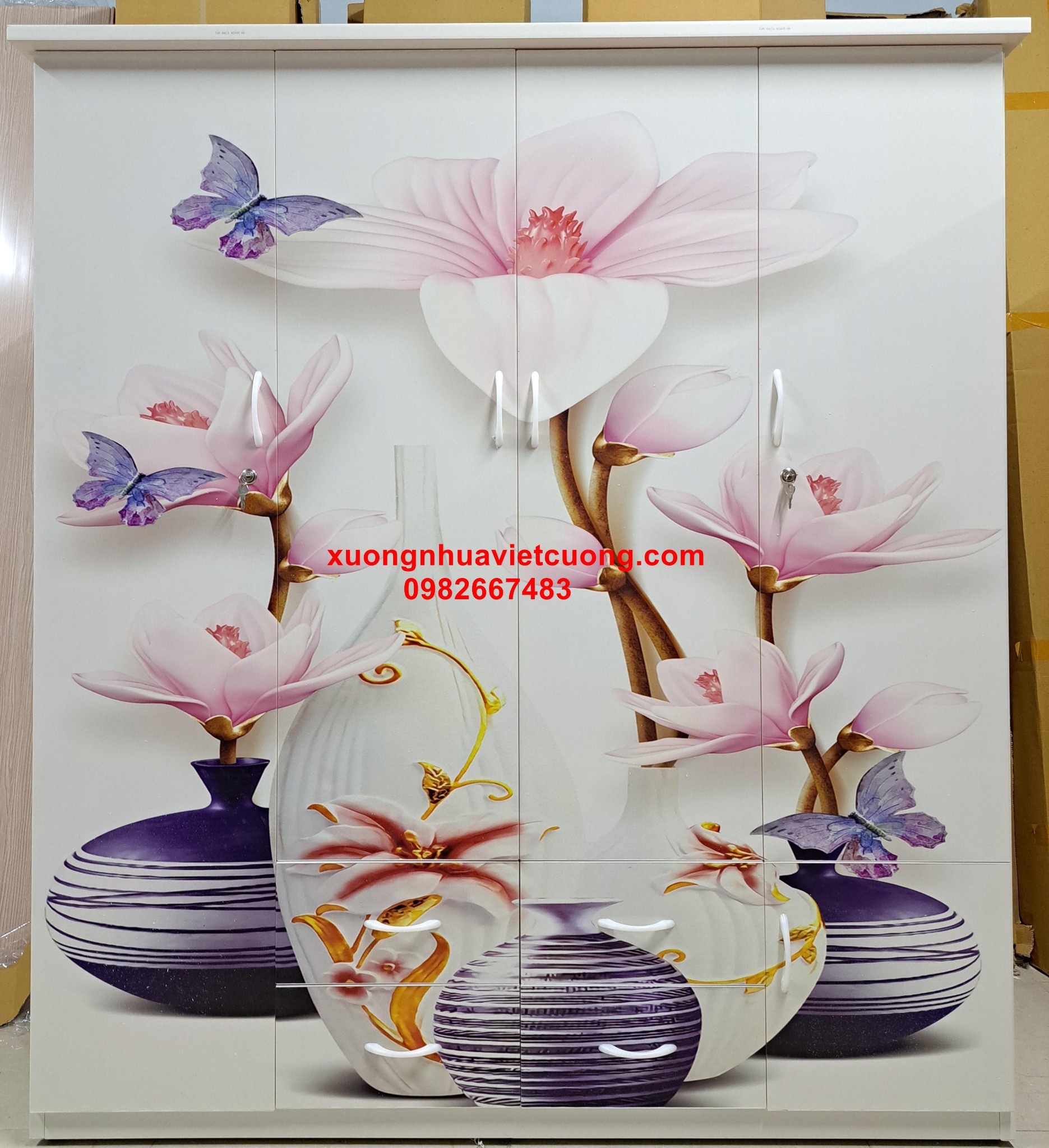 TỦ NHỰA ĐÀI LOAN 4 BUỒNG TA4183