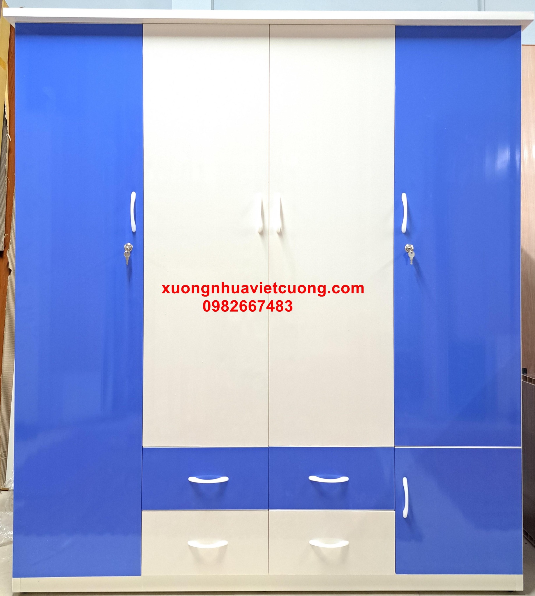 TỦ NHỰA ĐÀI LOAN 4 BUỒNG TA4212