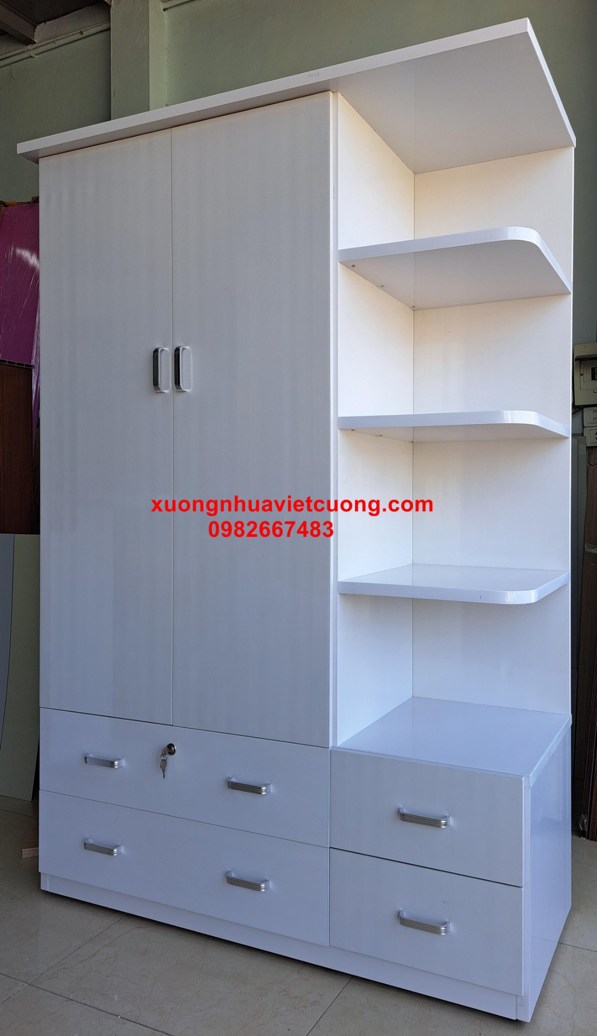 TỦ NHỰA CÓ KỆ TRANG TRÍ ATT25