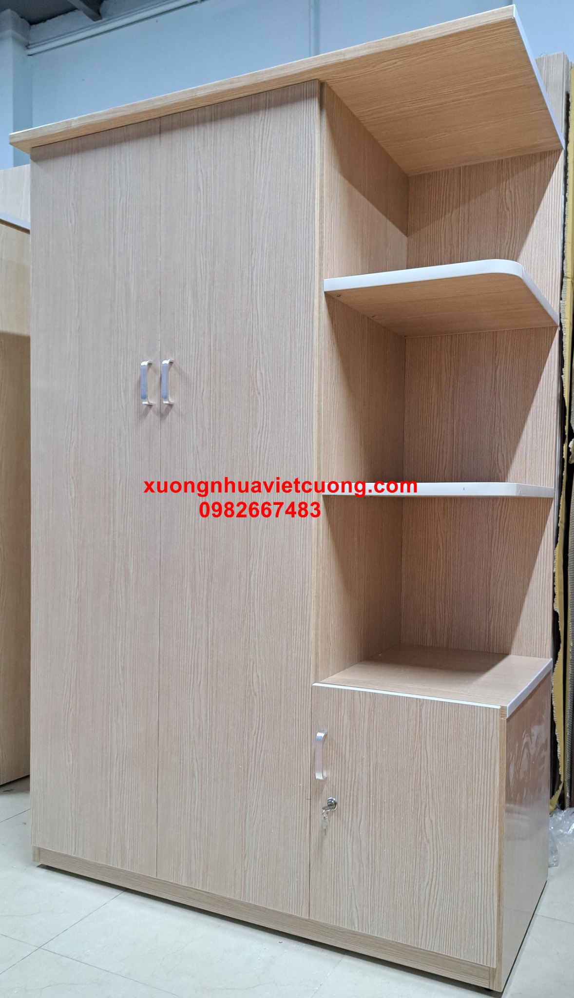 TỦ NHỰA CÓ KỆ TRANG TRÍ ATT27