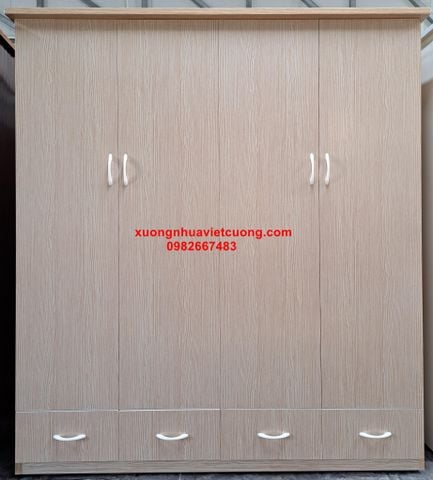  TỦ QUẦN ÁO NHỰA 4 CÁNH TA4163 
