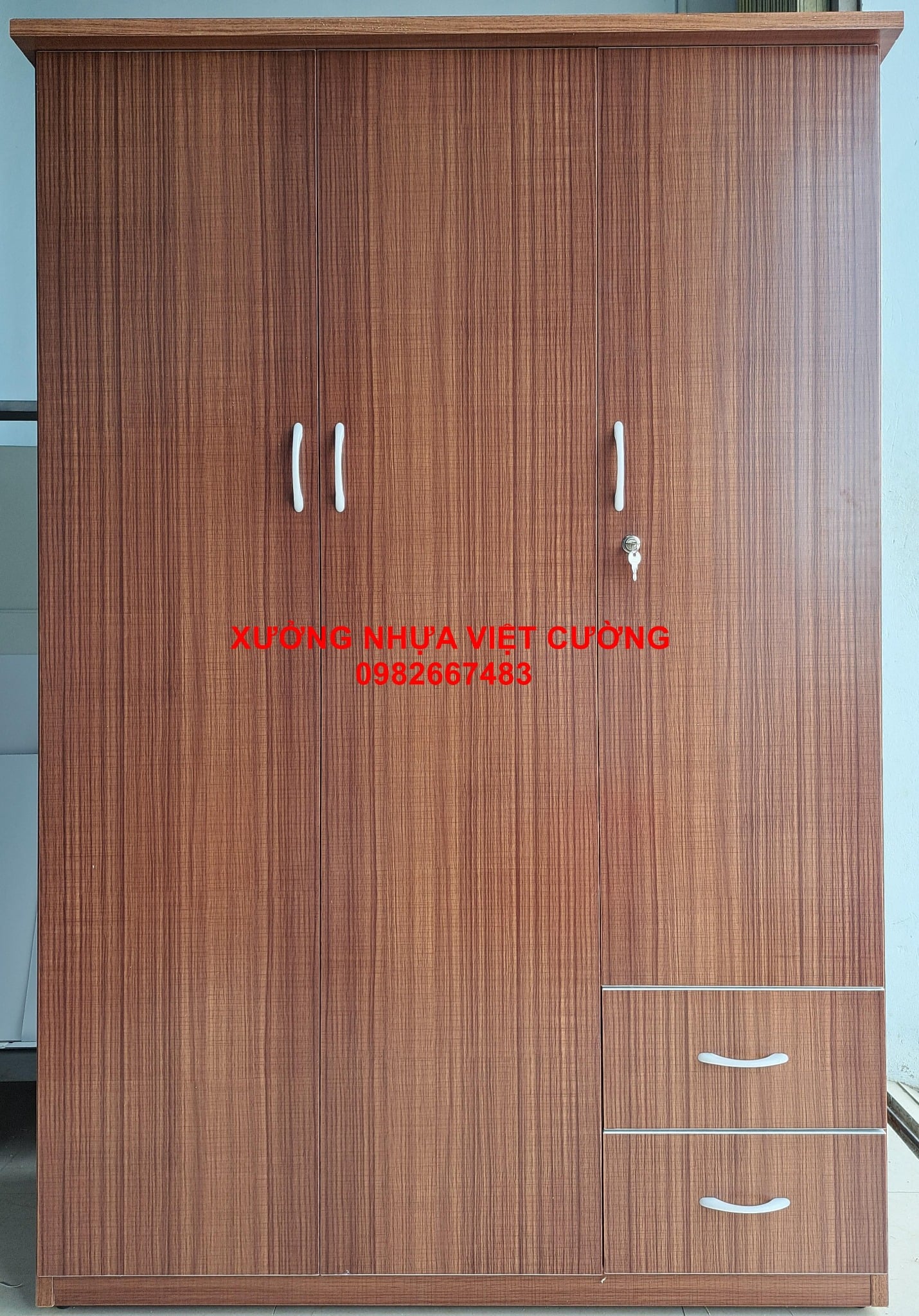 TỦ QUẦN ÁO NHỰA 3 BUỒNG TA3123
