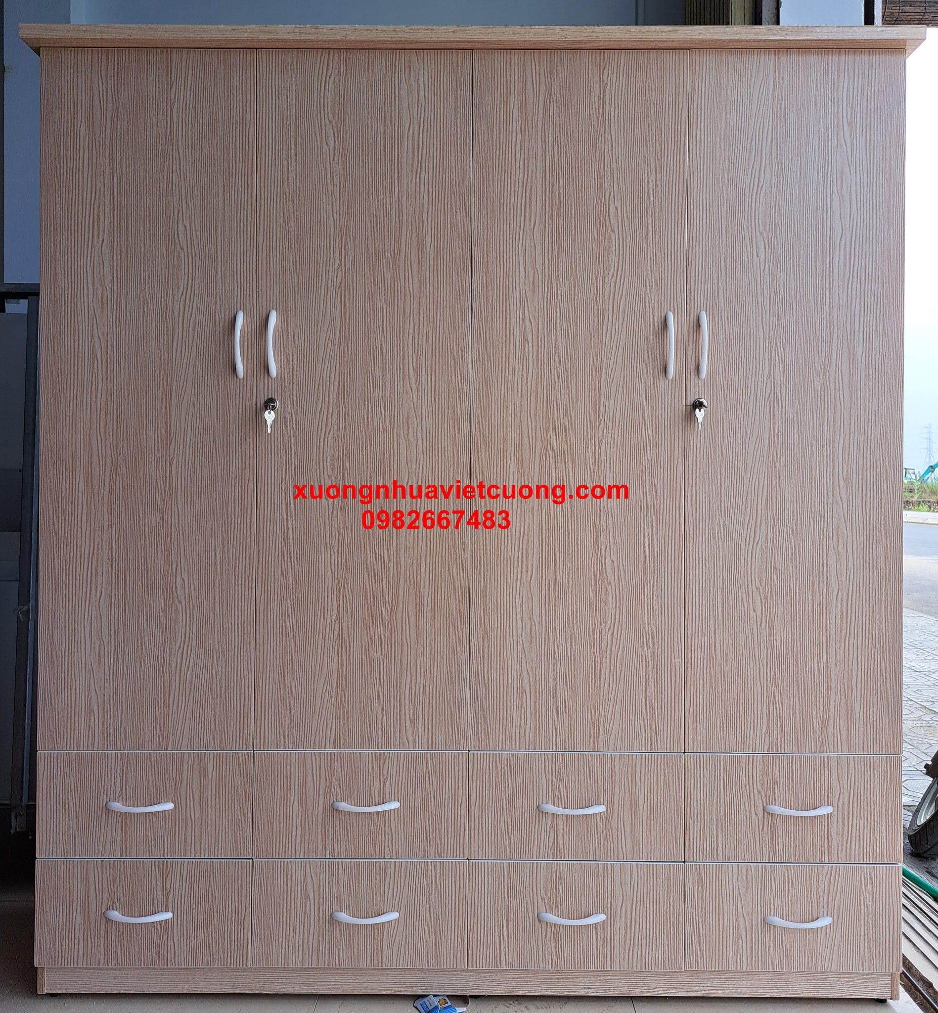 TỦ NHỰA ĐÀI LOAN 4 BUỒNG TA4233