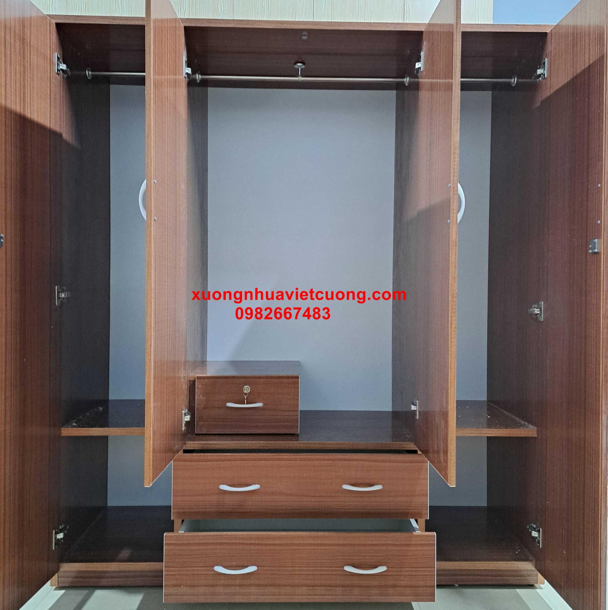 TỦ NHỰA QUẦN ÁO 4 BUỒNG TA4238