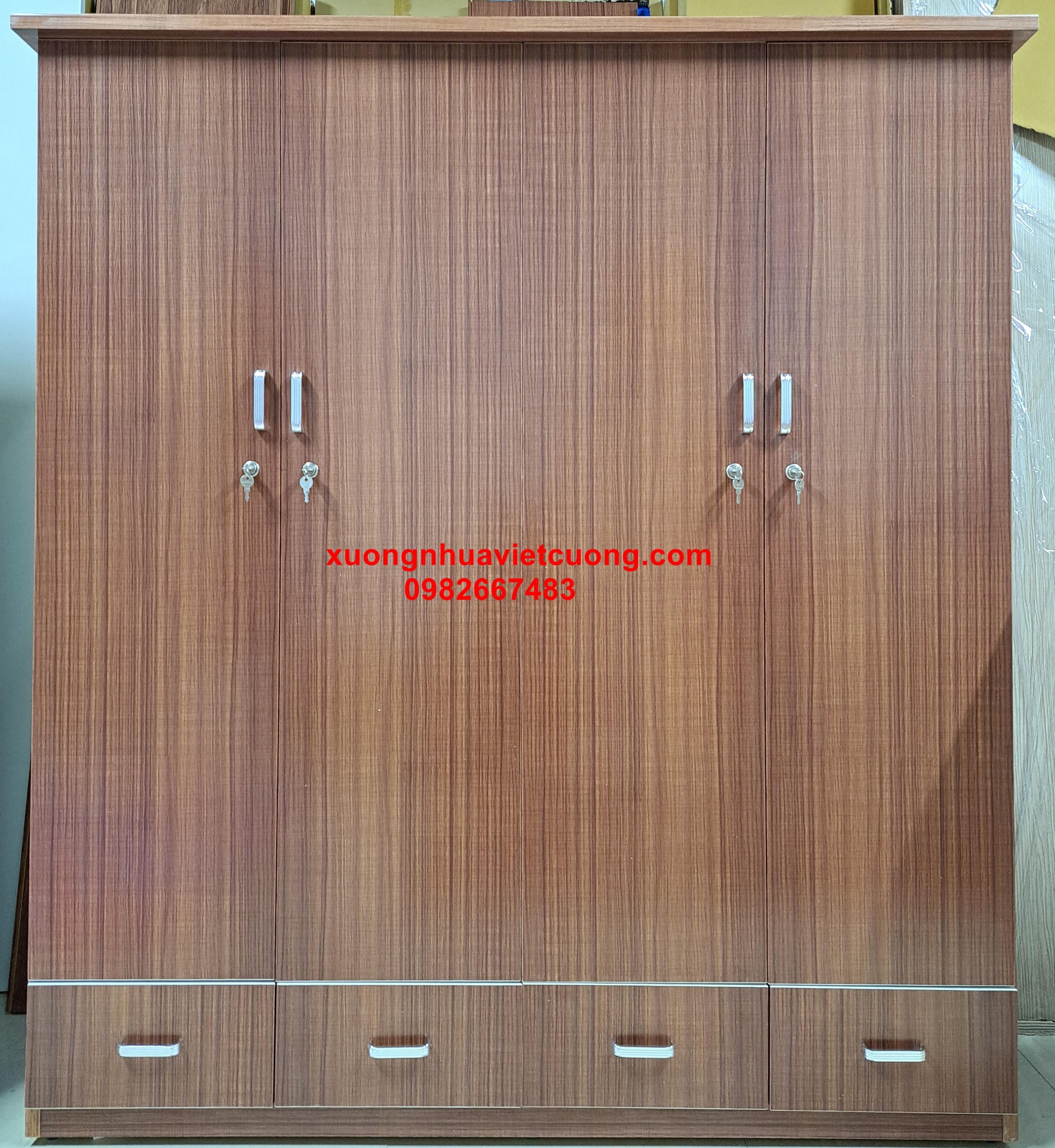 TỦ NHỰA QUẦN ÁO 4 CÁNH TA4236