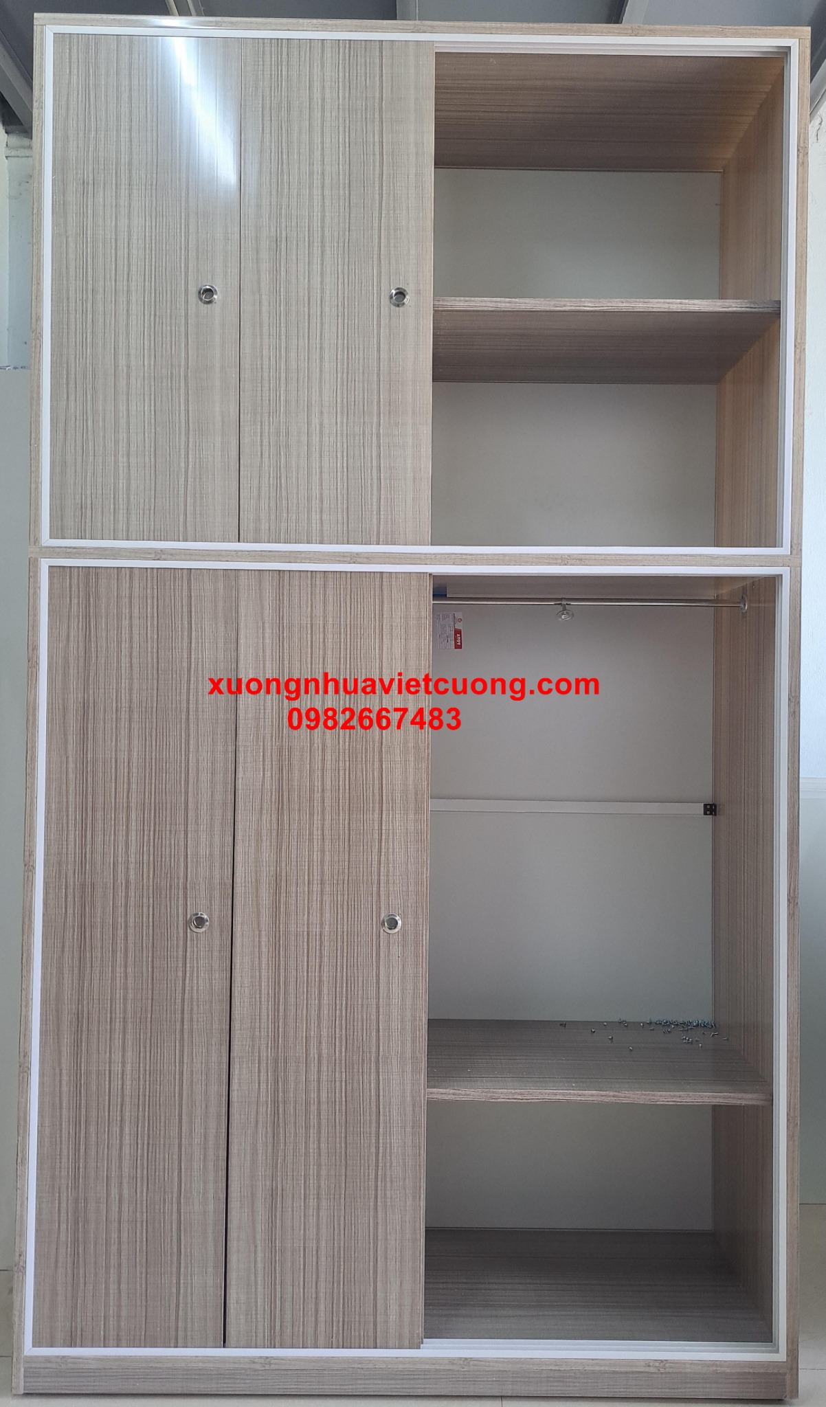 TỦ NHỰA ĐÀI LOAN CÁNH LÙA TCL163