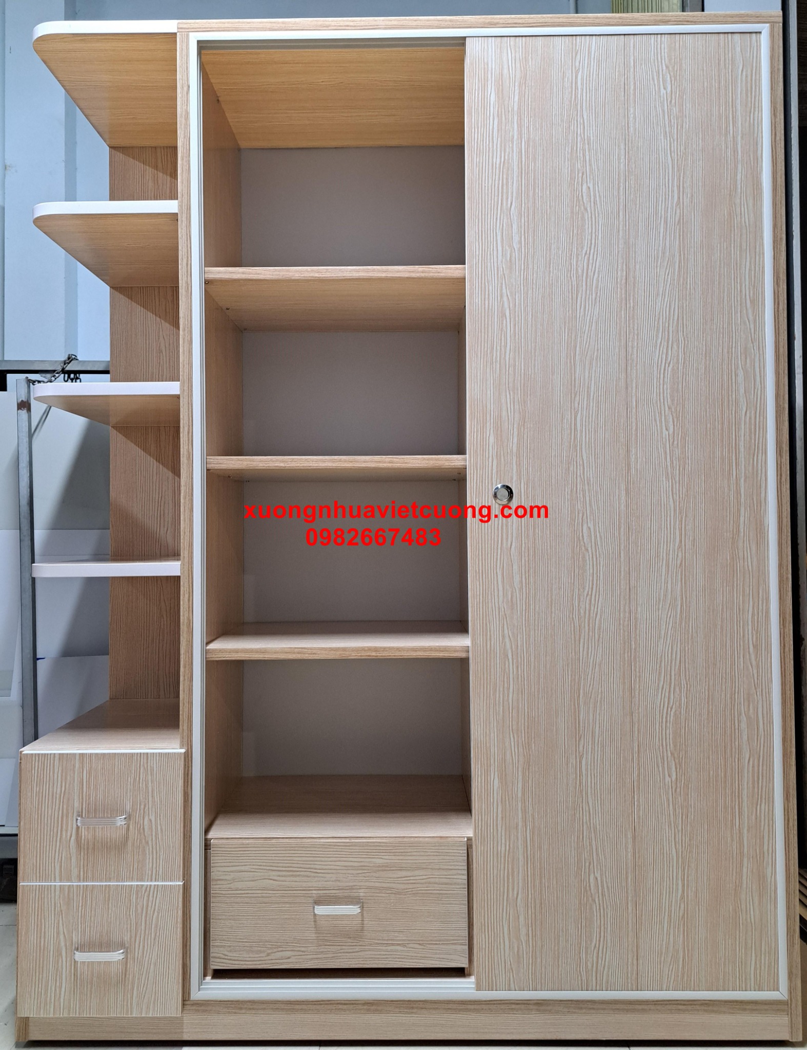 TỦ NHỰA ĐÀI LOAN CÁNH LÙA TCL166