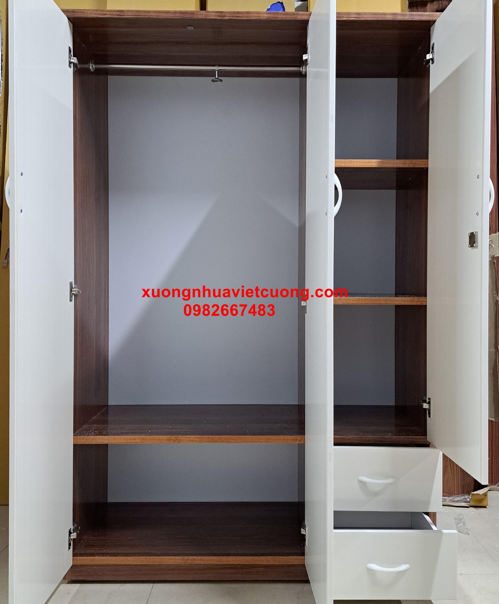 TỦ NHỰA ĐÀI LOAN 3 BUỒNG TA3305