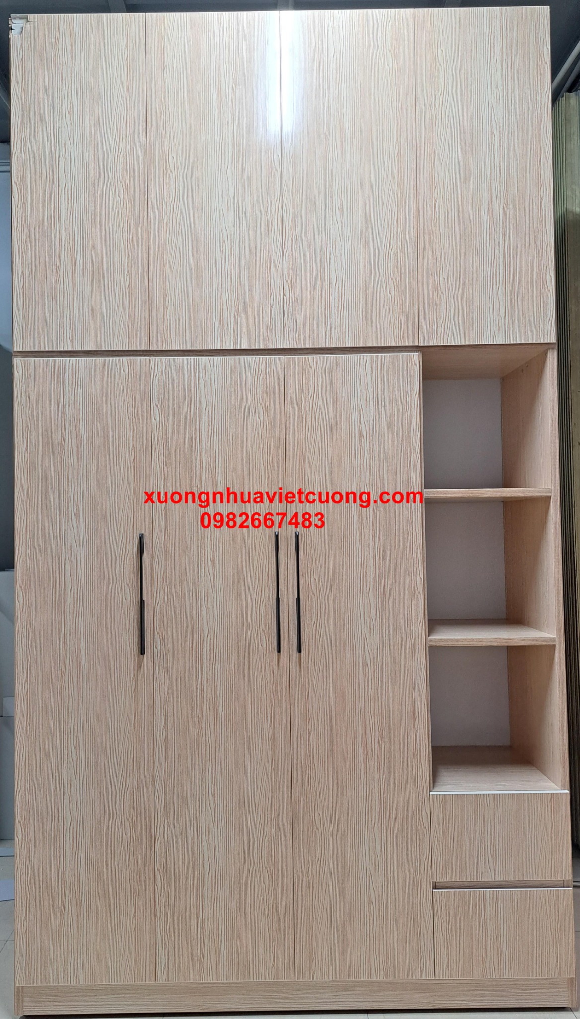 TỦ NHỰA ĐÀI LOAN CÓ KỆ TRANG TRÍ ATT61