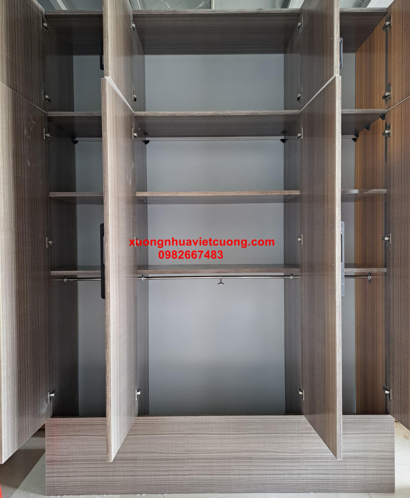 TỦ QUẦN ÁO NHỰA 4 BUỒNG TA4255