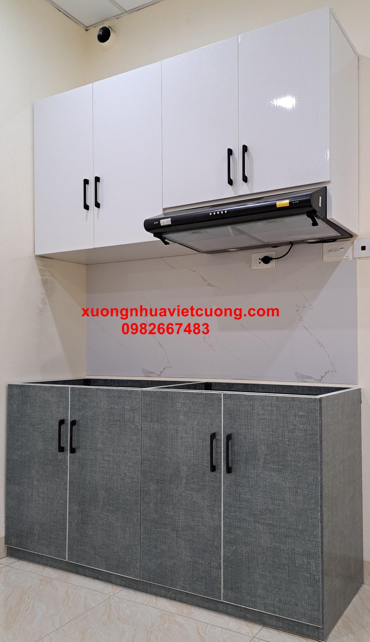 TỦ BẾP NHỰA CAO CẤP TBN13