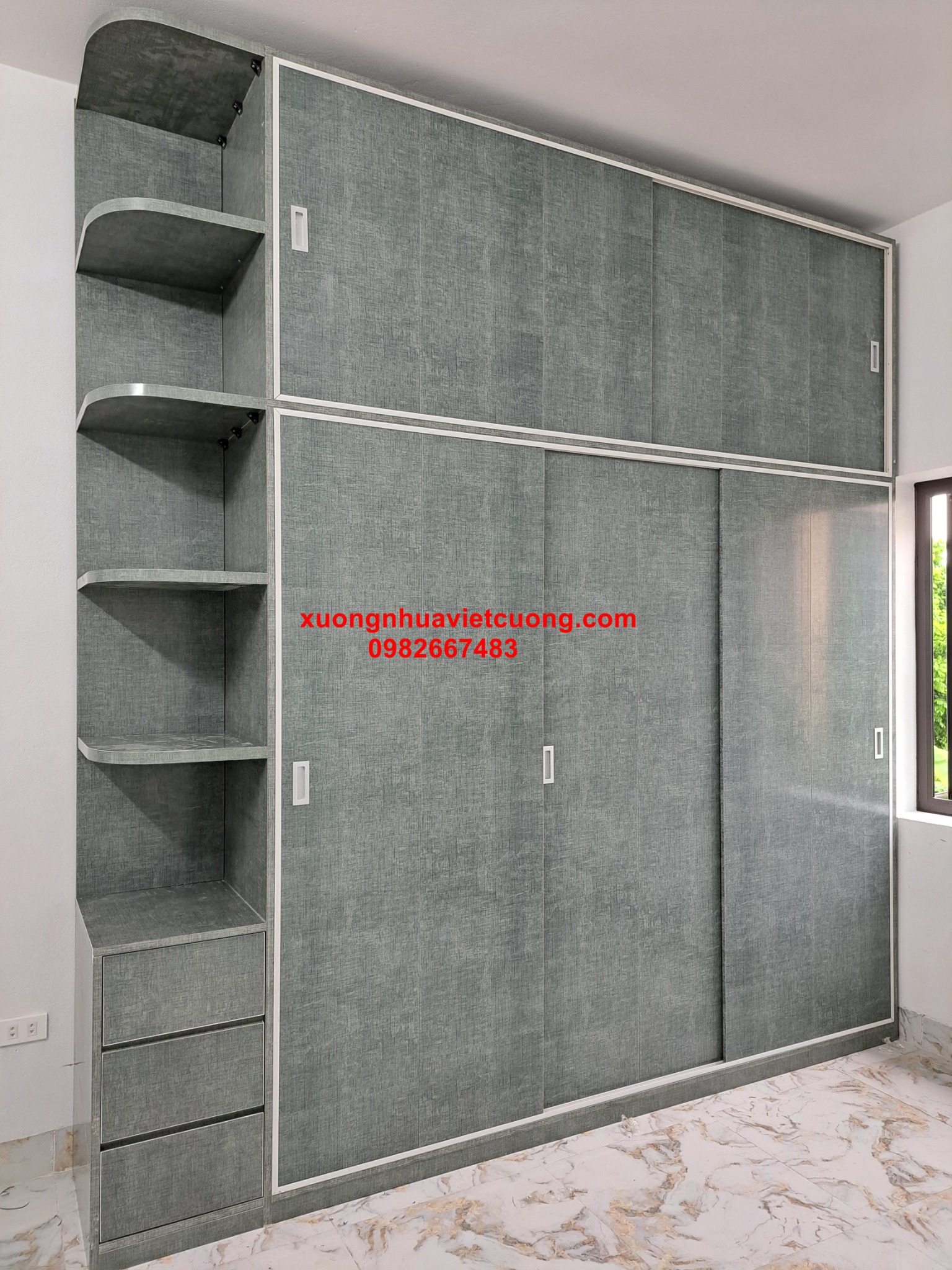 TỦ NHỰA CÓ KỆ TRANG TRÍ ATT100