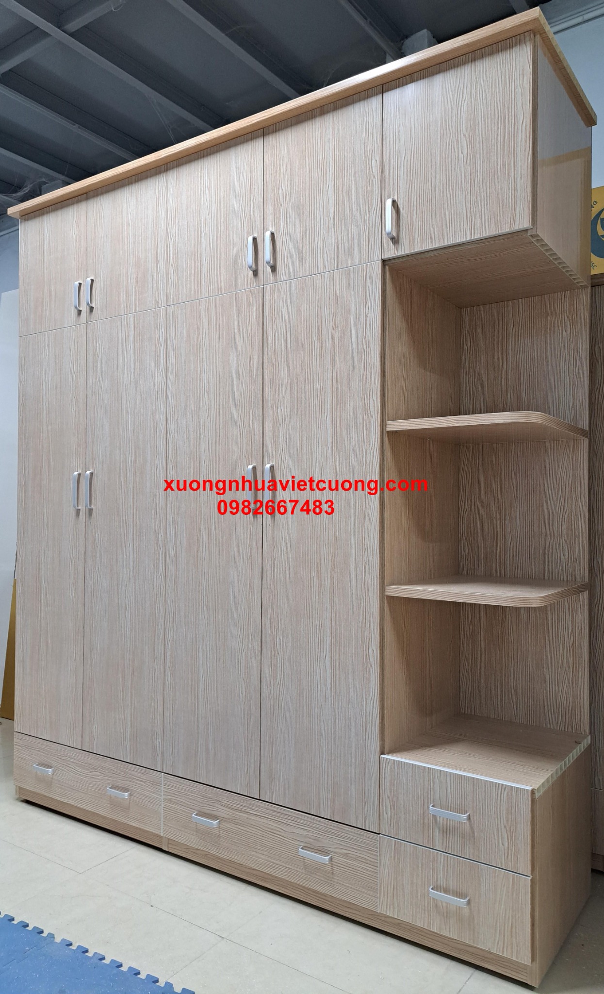 TỦ QUẦN ÁO NHỰA 5 CÁNH TA5008