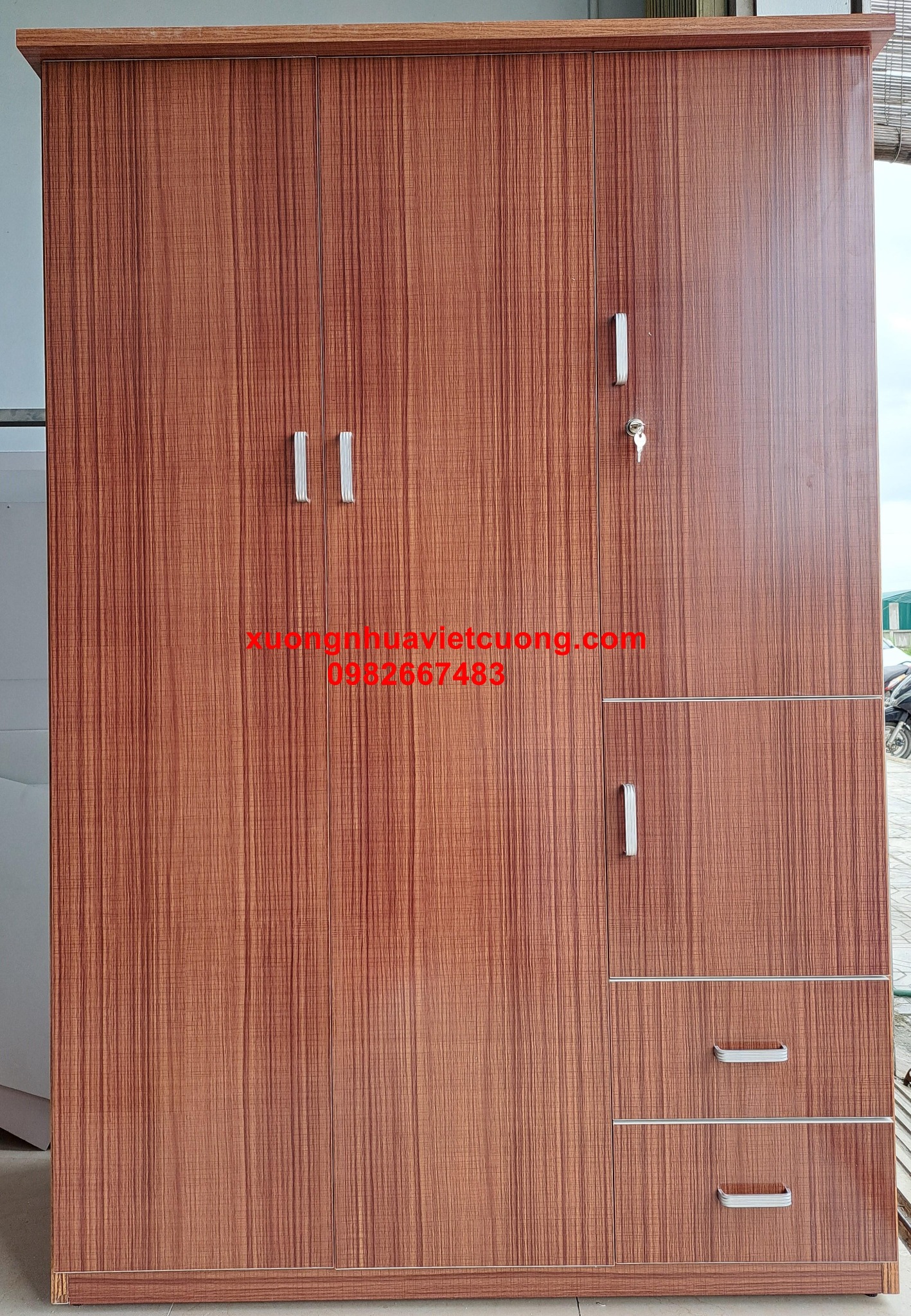 TỦ QUẦN ÁO NHỰA 3 CÁNH TA3313